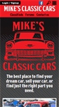 Mobile Screenshot of mikeclassiccars.com
